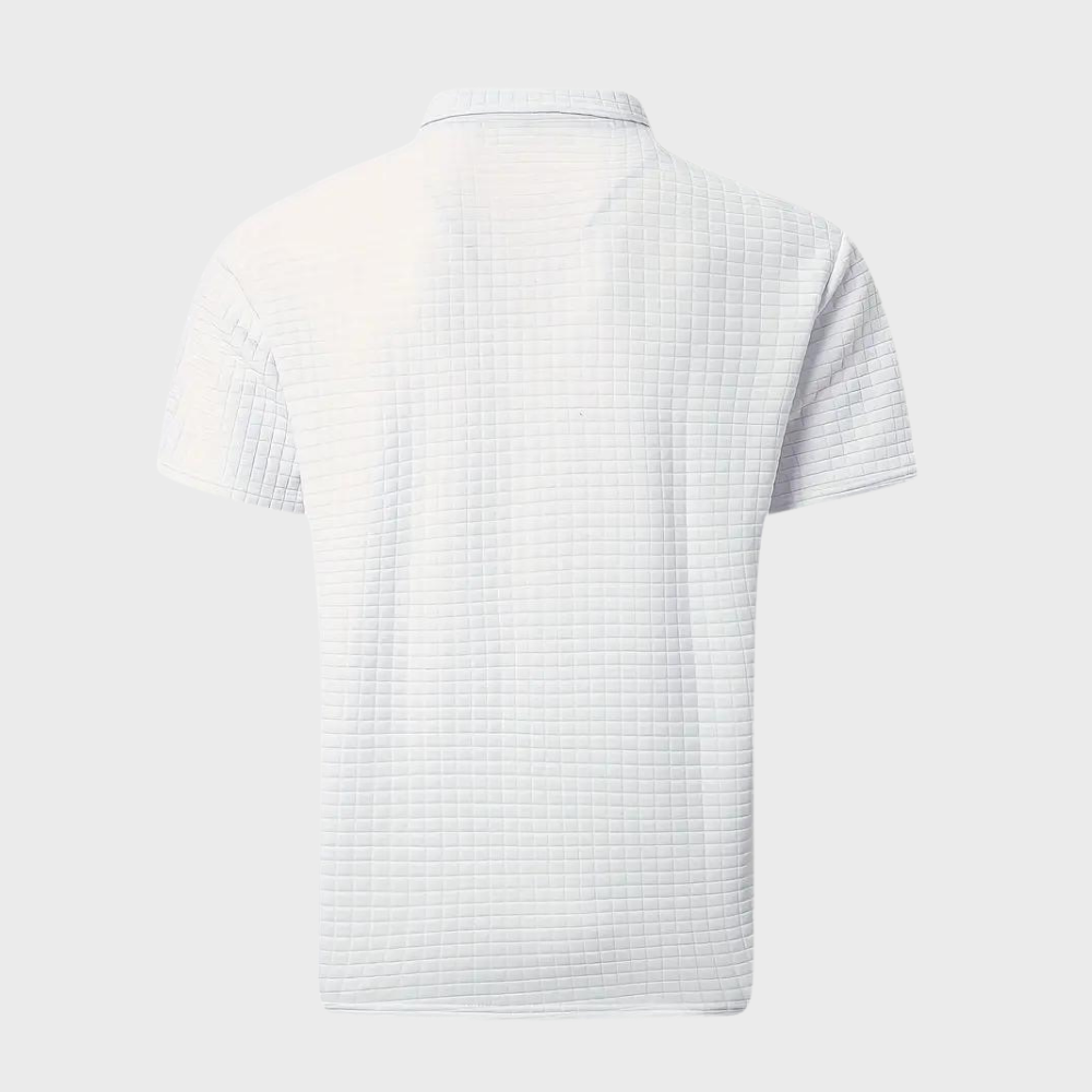 Paolo - Trendy Polo Shirt for Men-White-S-Nora Luxe