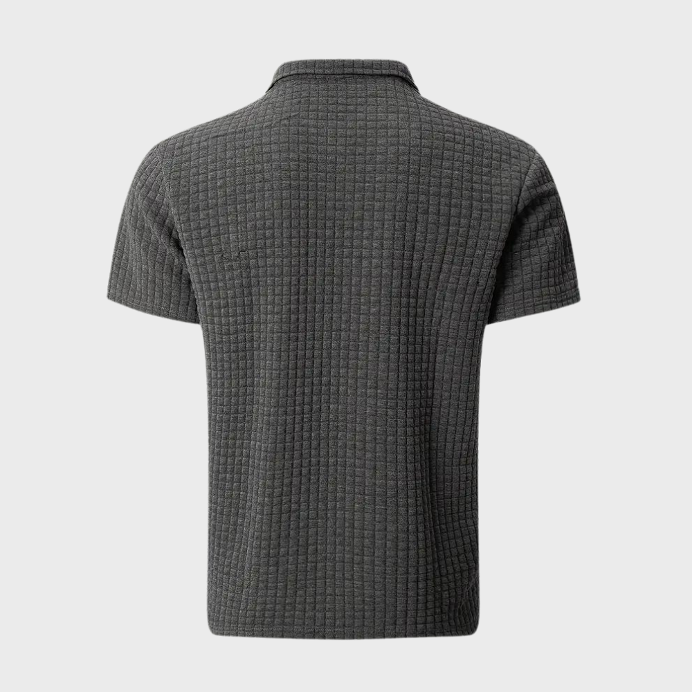 Paolo - Trendy Polo Shirt for Men-White-S-Nora Luxe