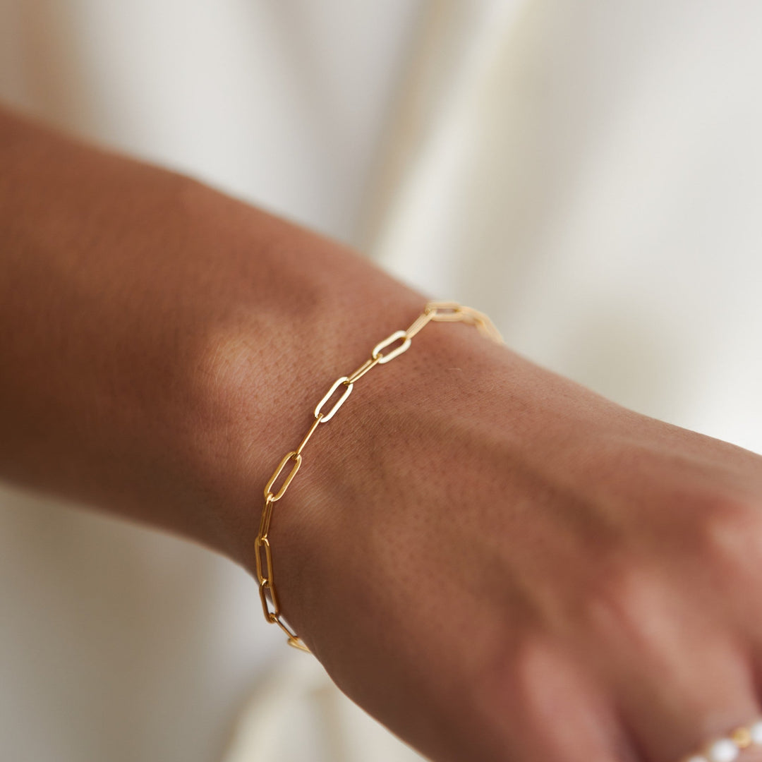 Paperclip Switch Bracelet - Nova-Gold-Nora Luxe