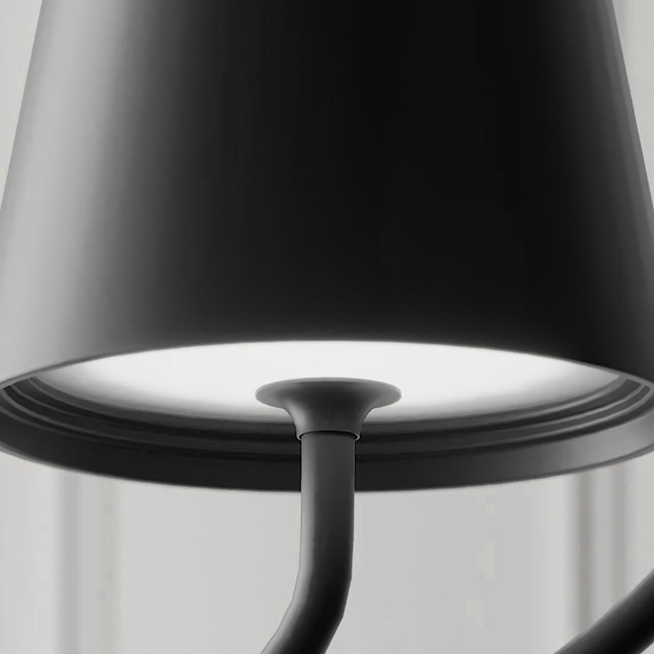 Pendant Lamp - AuraGlow-Black-Nora Luxe