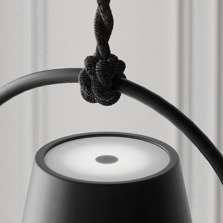 Pendant Lamp - AuraGlow-Black-Nora Luxe