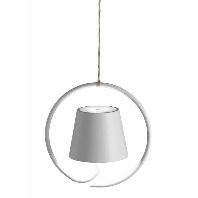 Pendant Lamp - AuraGlow-White-Nora Luxe