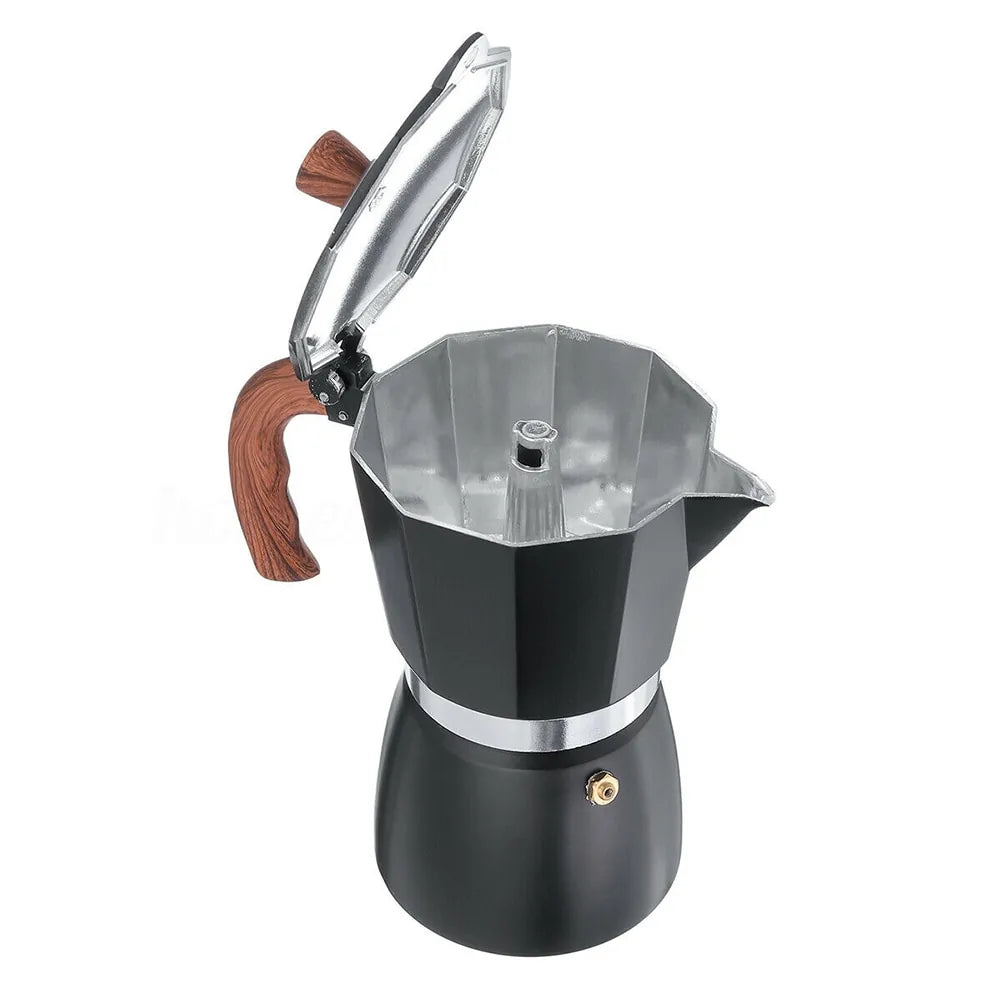 Percolator for Authentic Espresso On the Go - EspressoGo-Gray-150 ML-Nora Luxe
