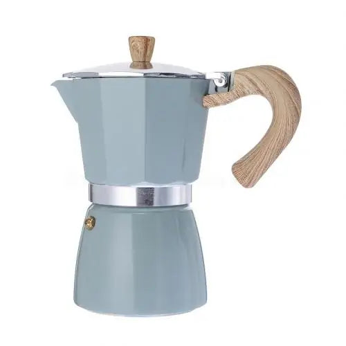 Percolator for Authentic Espresso On the Go - EspressoGo-Gray-150 ML-Nora Luxe