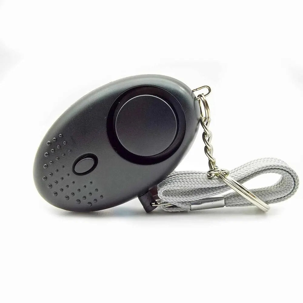 Personal Safety Alarm with LED Light (130 dB) - SafeSound-Black-Nora Luxe