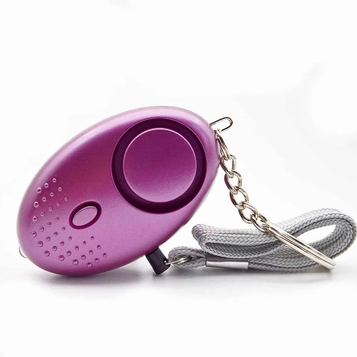 Personal Safety Alarm with LED Light (130 dB) - SafeSound-Purple-Nora Luxe