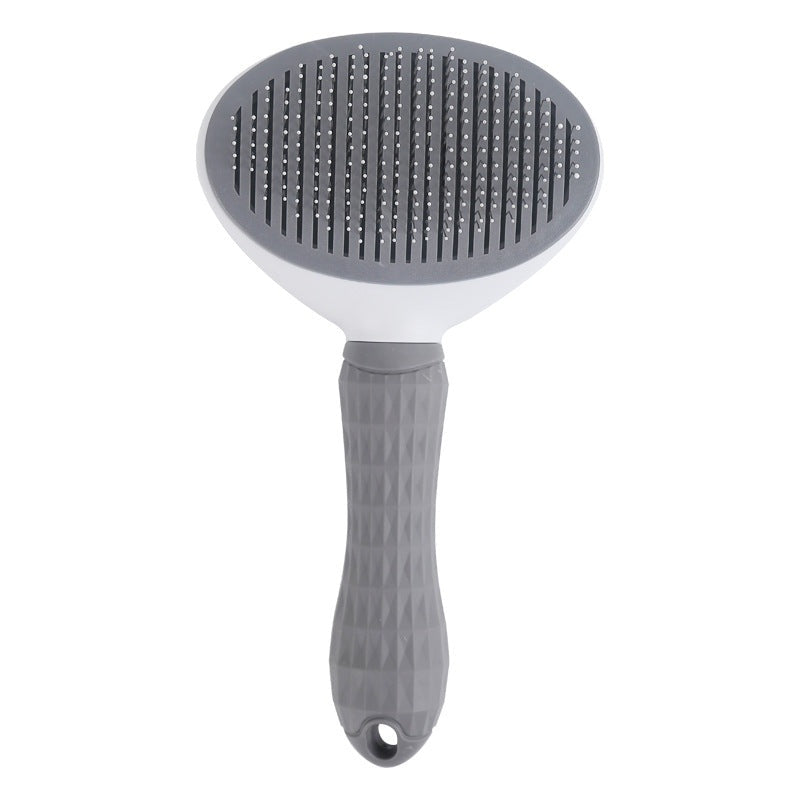 PET CARE BRUSH - SELF-CLEANING COMB FOR DOGS AND CATS-Gray-Nora Luxe