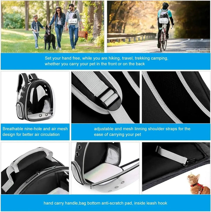 Pet Carrier Bag - TravelPaw-Gray-Nora Luxe