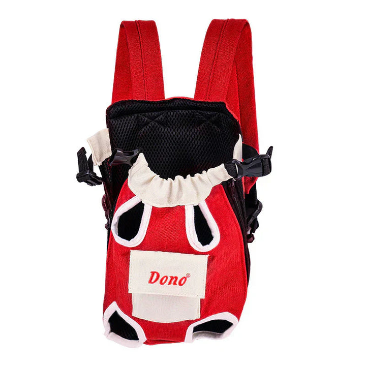 Pet Carrier - PawVentura-Red and White-M (5.51 lbs - 7.72 lbs)-Nora Luxe