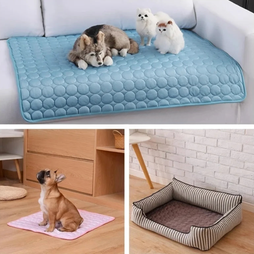 Pet Cooling Mat - ChillMate-Blue-XS 15.75 x 11.81 inches-Nora Luxe
