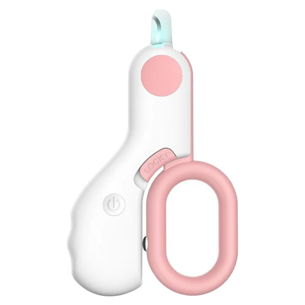 Pet Nail Clipper with LED Lighting - GlowTrim-Blue-Nora Luxe