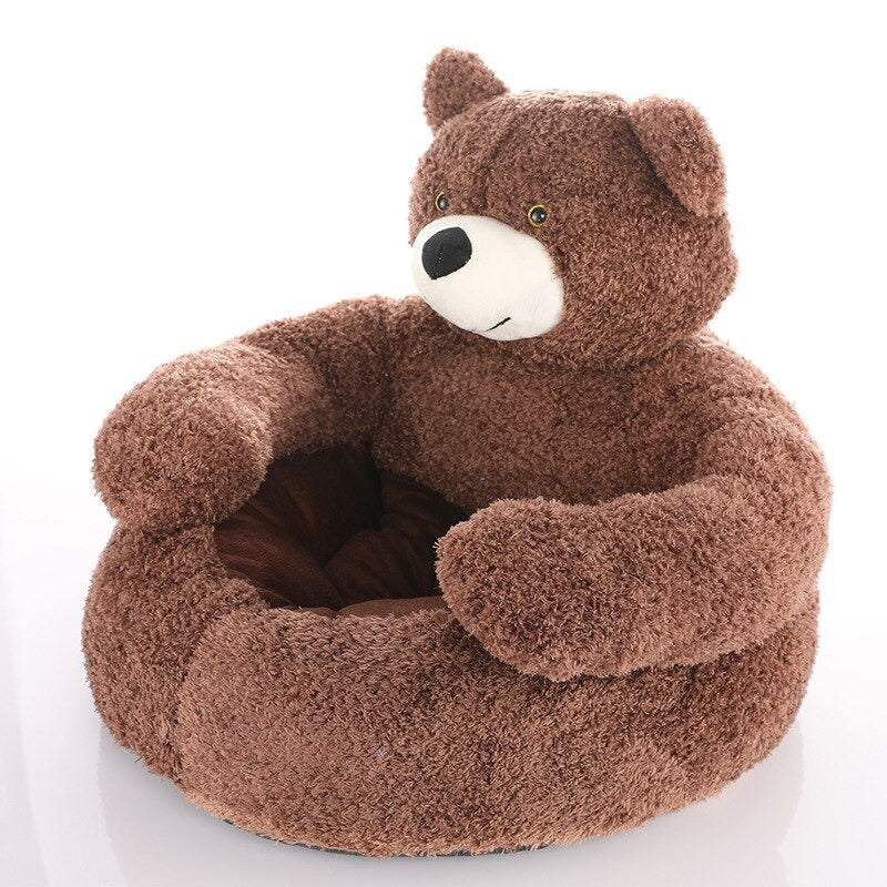 Pet Sleeping Mat - PawCuddle-Brown-Small-Nora Luxe