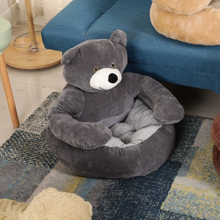 Pet Sleeping Mat - PawCuddle-Gray-Small-Nora Luxe