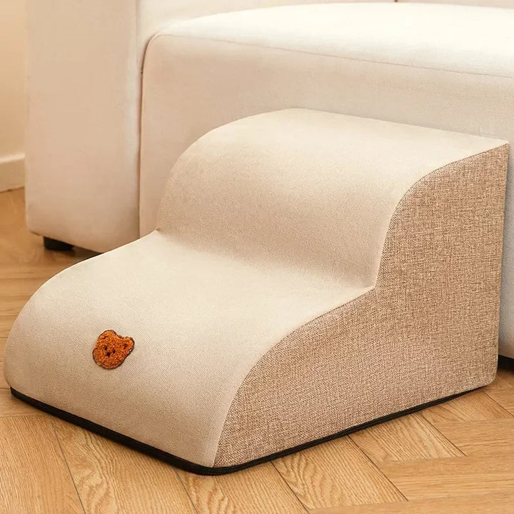 Pet Stair - PawStep-Brown 2 Steps-Nora Luxe