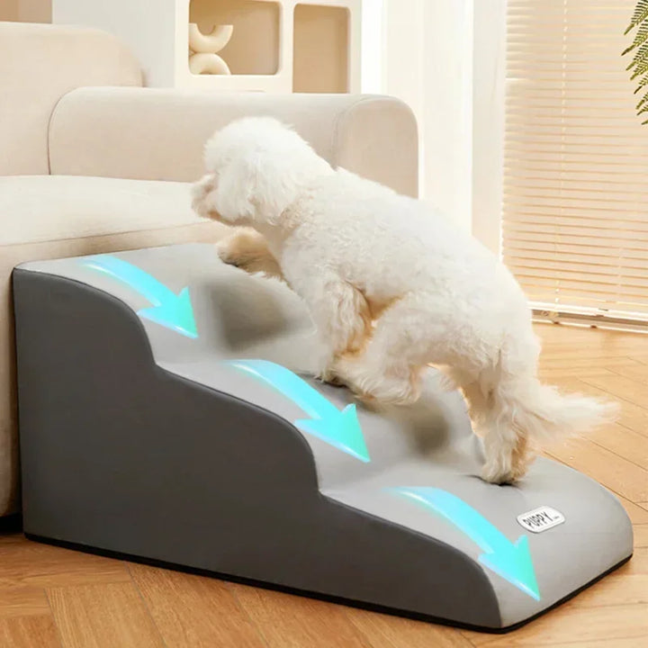 Pet Stair - PawStep-Gray 2 Steps-Nora Luxe