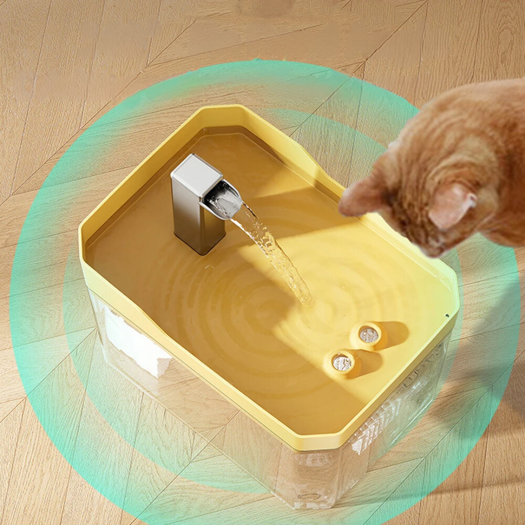 Pet Water Bowl - FreshFlow Pet Fountain-Transparent-Nora Luxe