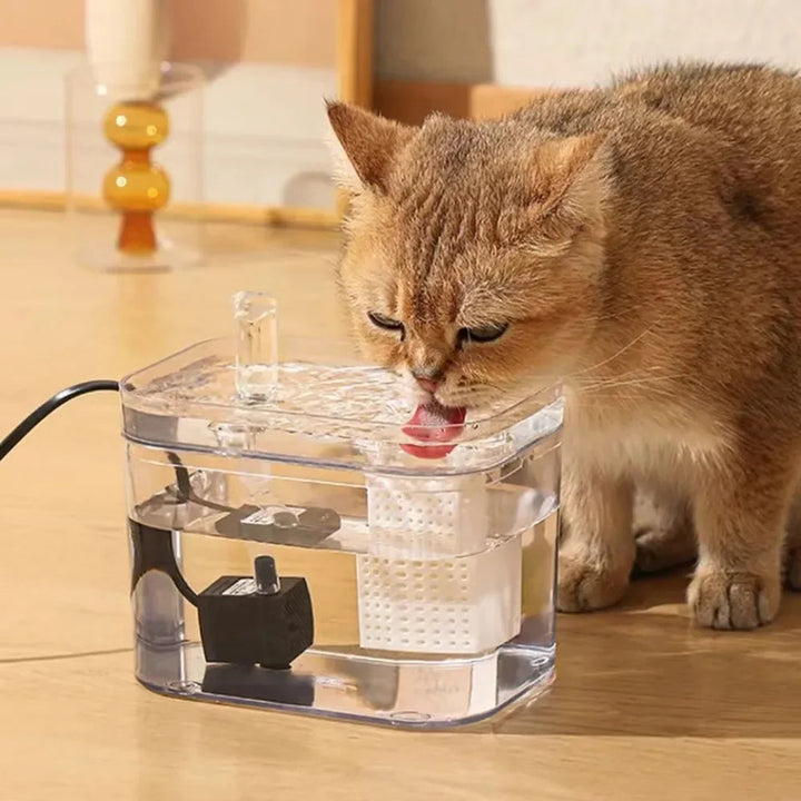 Pet Water Bowl - FreshFlow Pet Fountain-Transparent-Nora Luxe