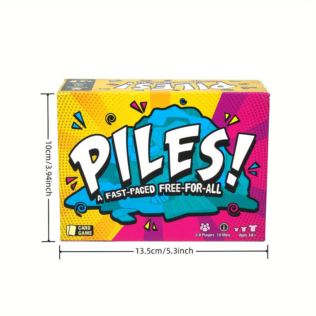 Piles! Fast & Exciting Card Game - CardChaos-Nora Luxe