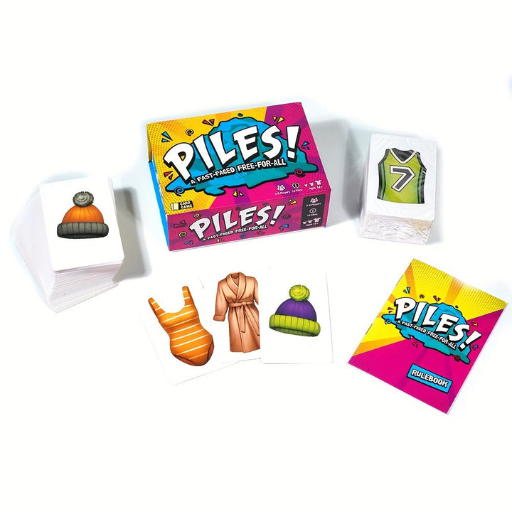 Piles! Fast & Exciting Card Game - CardChaos-Nora Luxe
