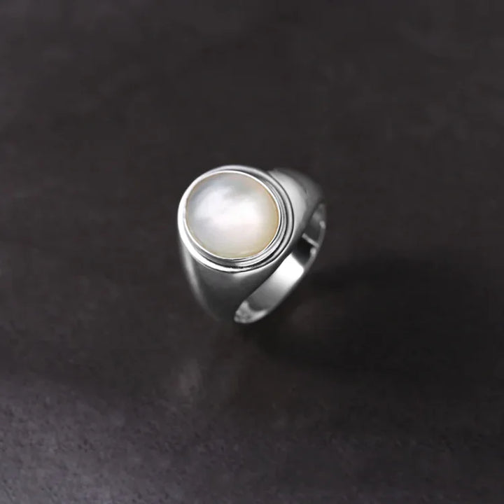 Pinctada Albina Silver Ring - Isla-5-Nora Luxe