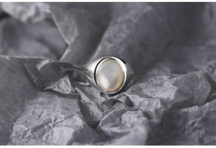 Pinctada Albina Silver Ring - Isla-5-Nora Luxe