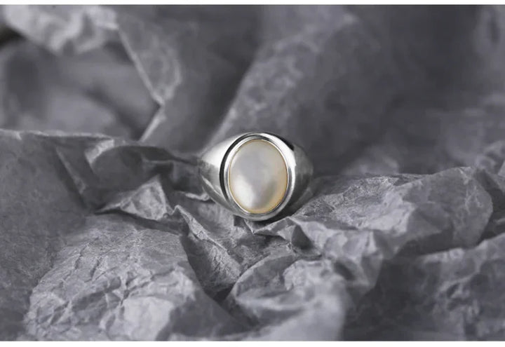 Pinctada Albina Silver Ring - Isla-5-Nora Luxe
