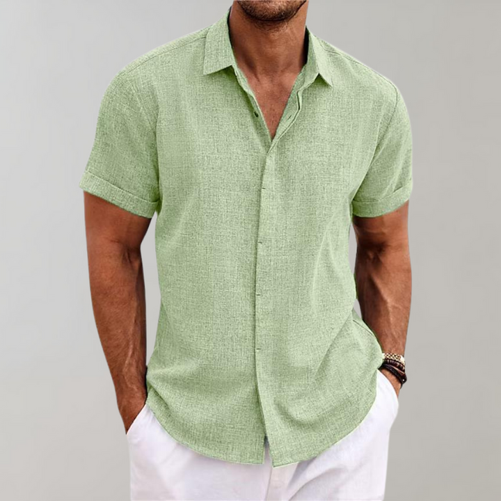 Plain Polo Shirt for Men - Dante-Green-S-Nora Luxe