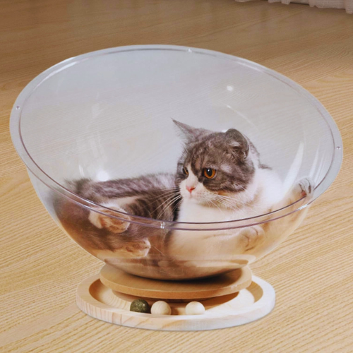 Play and Relax Haven for Your Cat - PurrPlay Pod-Nora Luxe
