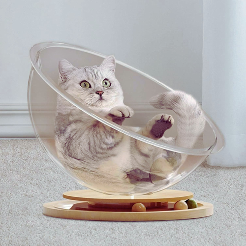 Play and Relax Haven for Your Cat - PurrPlay Pod-Nora Luxe