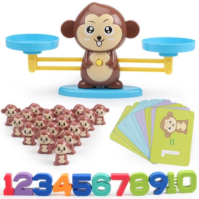 Playful Arithmetic Skills with the Monkey Scale - MonkeyMath-Nora Luxe