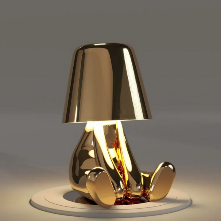 Playful Dimmable Table Lamp - LumoPals-Gold-Dreaming-Nora Luxe