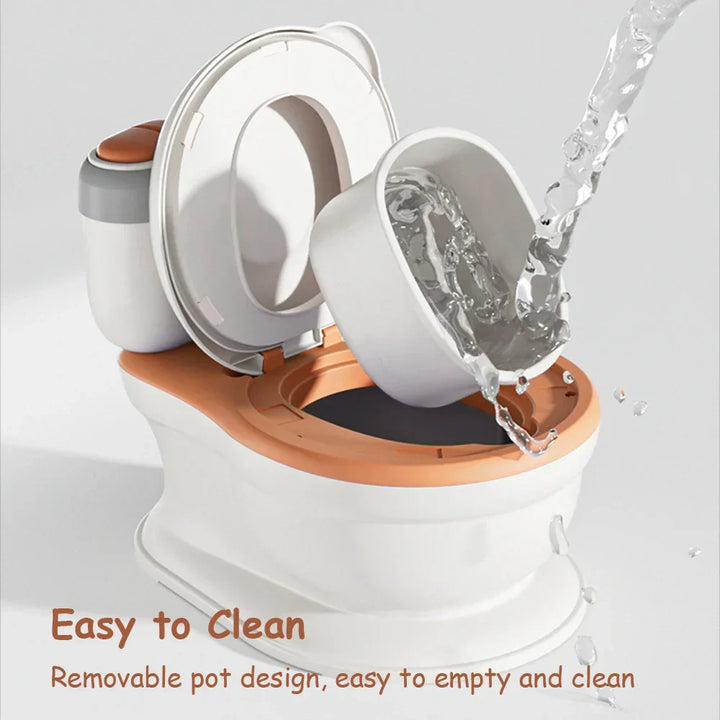 Playful Potty Training with Comfort and Fun - PottyPal-Brown-Nora Luxe