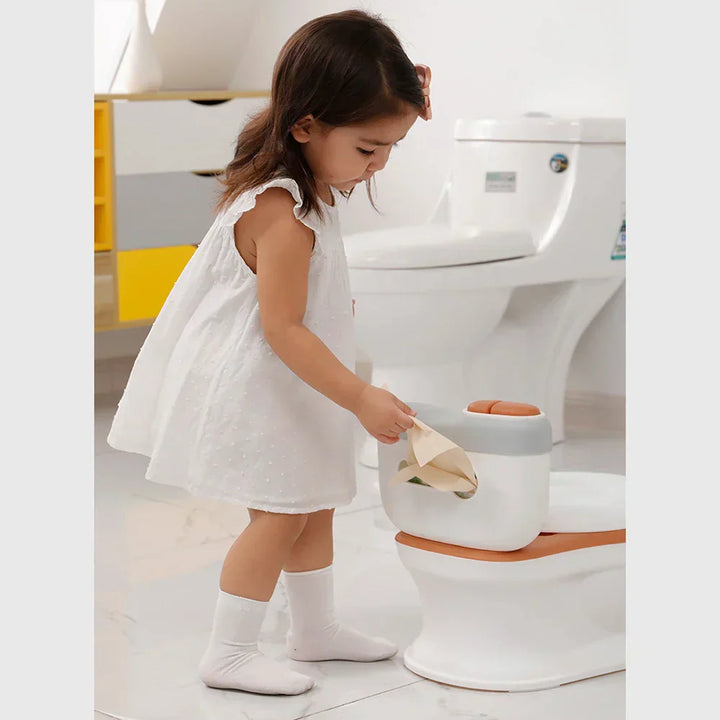 Playful Potty Training with Comfort and Fun - PottyPal-Brown-Nora Luxe