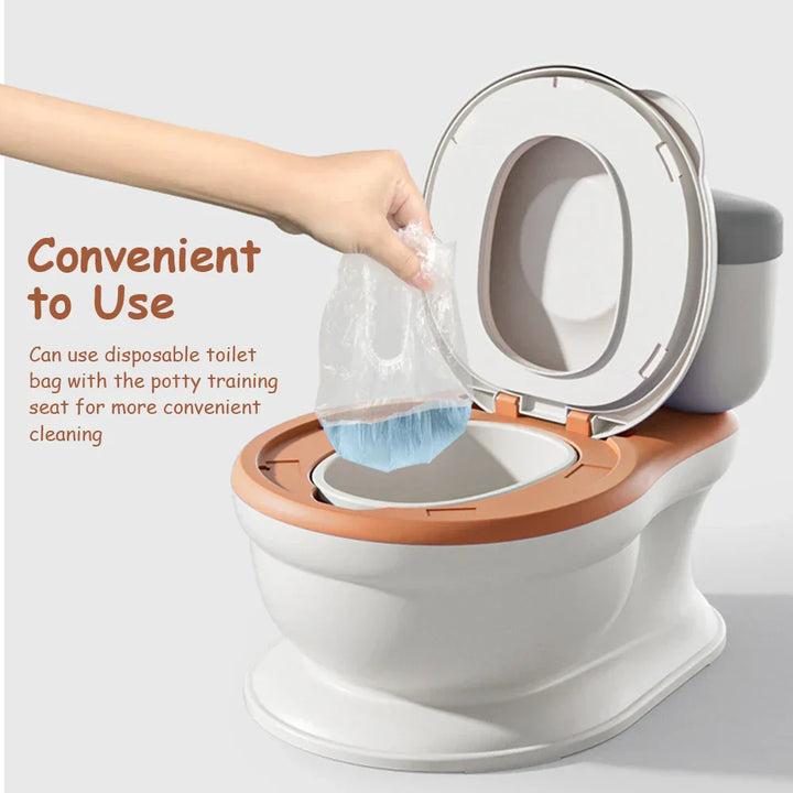 Playful Potty Training with Comfort and Fun - PottyPal-Brown-Nora Luxe