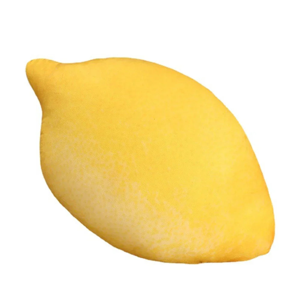 Plush Fruit Cushion - CuddleFruit-Lemon-Nora Luxe