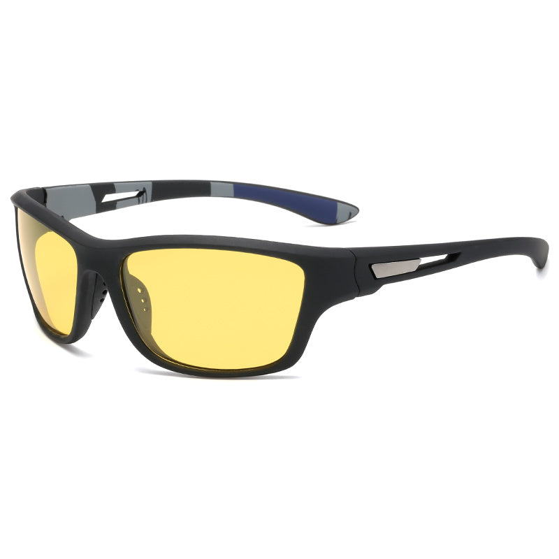 Polarised Sports Sunglasses for Men - VisionX Pro-Yellow-Nora Luxe