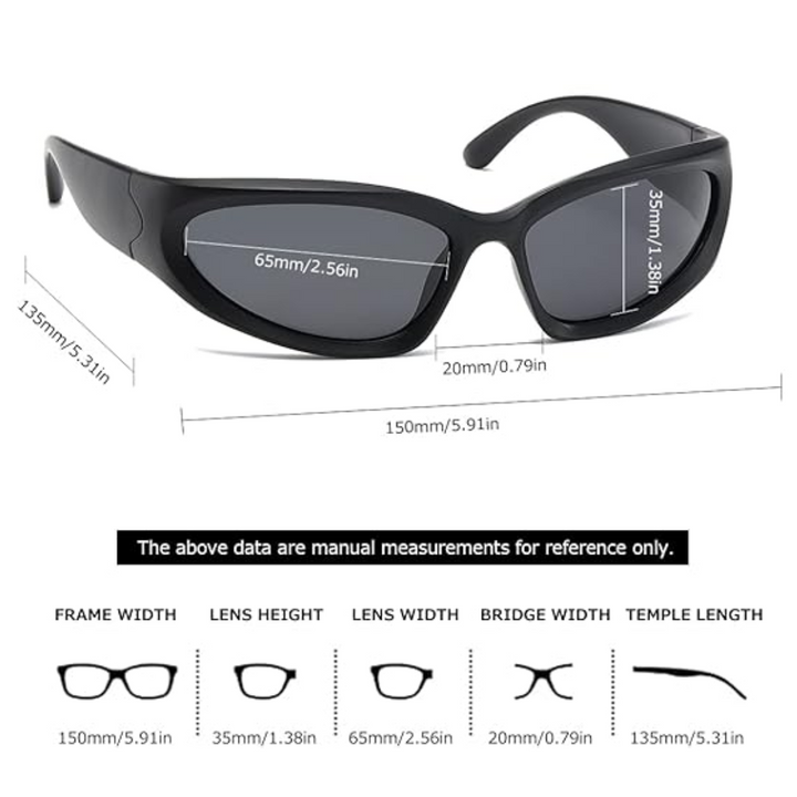 Polarised Sports Sunglasses - SwiftWrap-White-Nora Luxe