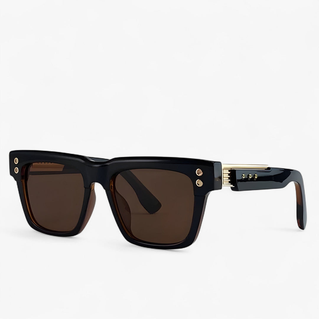 Polarised Steampunk Sunglasses – Axior-Black-Nora Luxe
