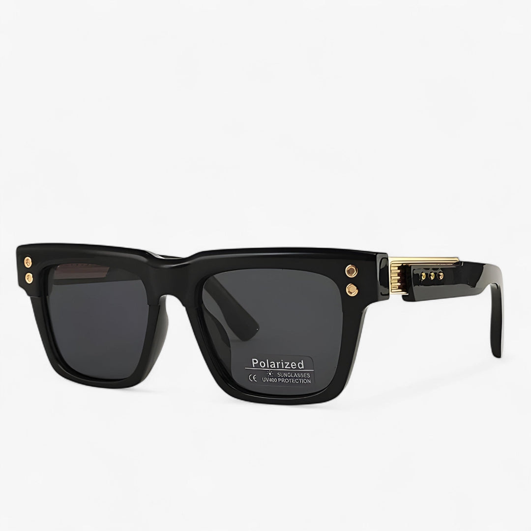 Polarised Steampunk Sunglasses – Axior-Black-Nora Luxe