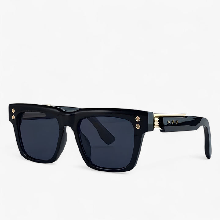 Polarised Steampunk Sunglasses – Axior-Black-Nora Luxe