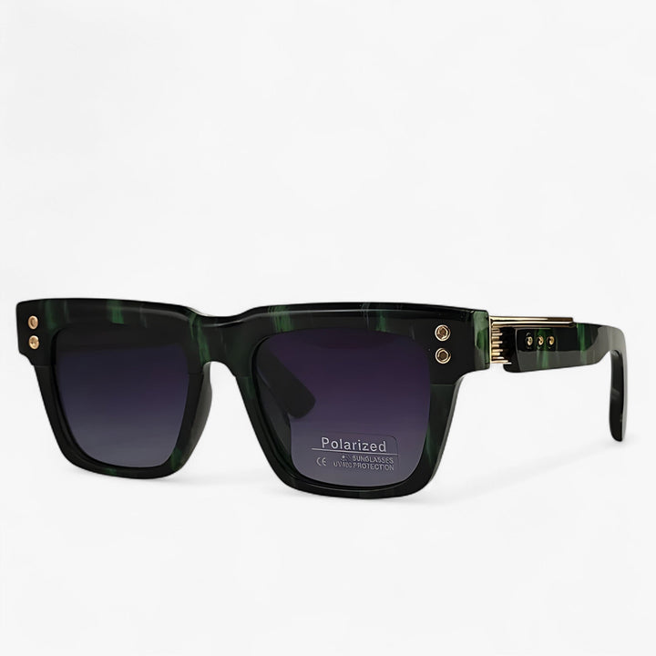 Polarised Steampunk Sunglasses – Axior-Green-Nora Luxe