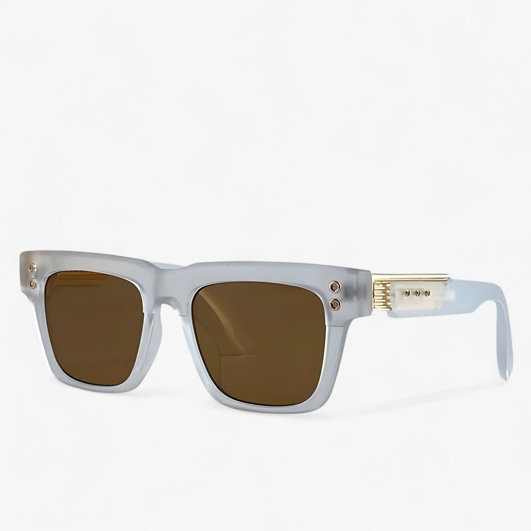 Polarised Steampunk Sunglasses – Axior-White Brown-Nora Luxe