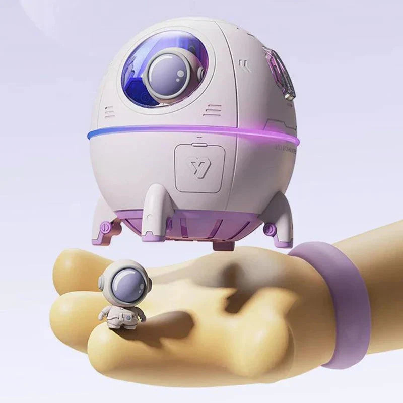 Portable Astronaut Air Humidifier with Night Light & Aroma Diffuser - AstroMist-Pink-Nora Luxe