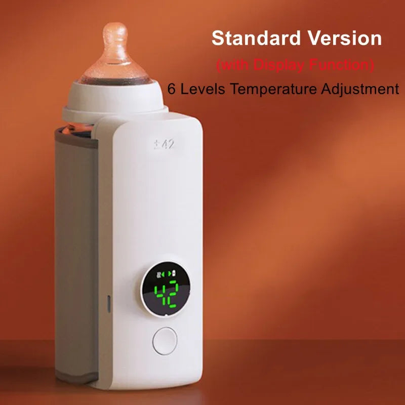 Portable Baby Bottle Warmer with Temperature Control - WarmEase-Nora Luxe