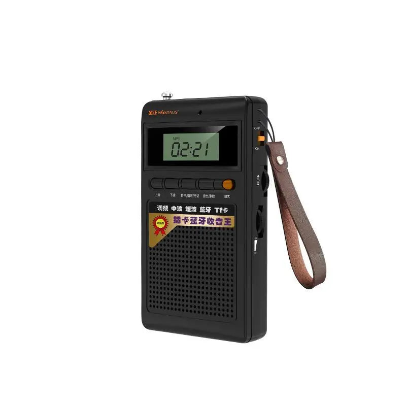 Portable Bluetooth Radio and MP3 Player - SoundPocket Mini-Black-Nora Luxe