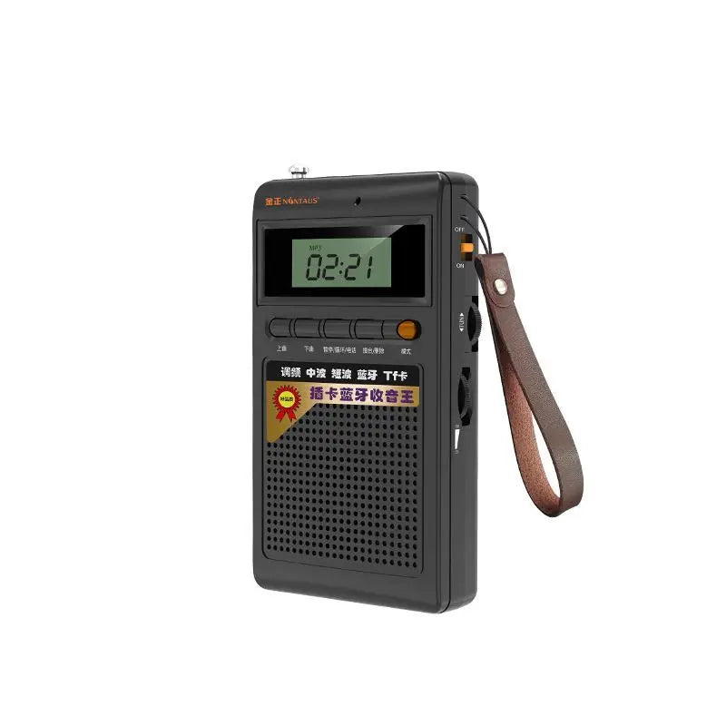 Portable Bluetooth Radio and MP3 Player - SoundPocket Mini-Gray-Nora Luxe