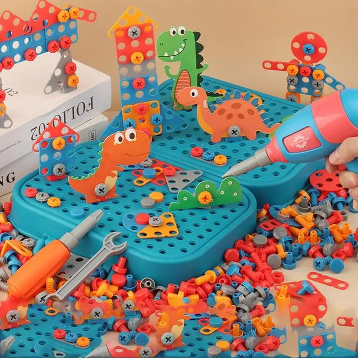 Portable Construction Box for Children - BuildiBox-Nora Luxe
