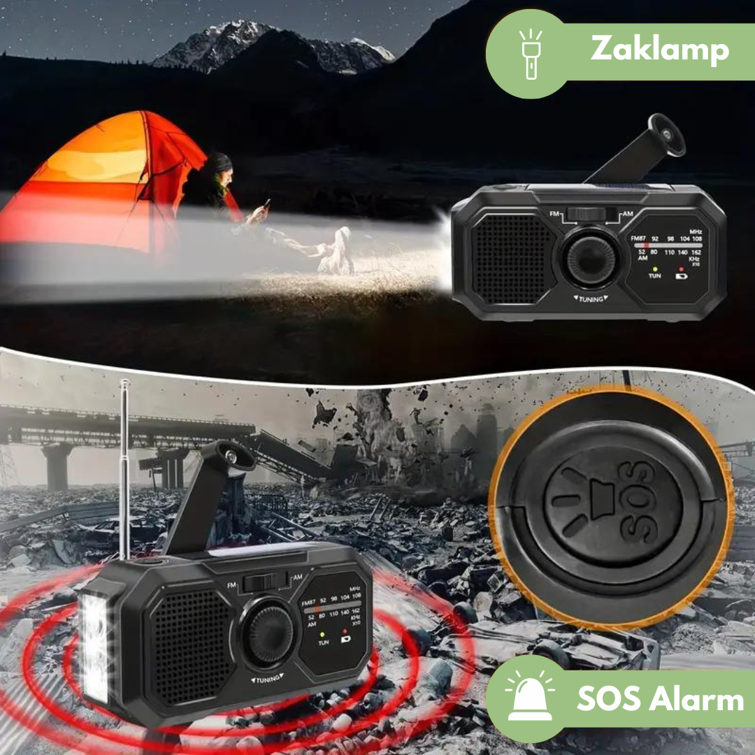 Portable Emergency Radio - SurvivalWave-Nora Luxe