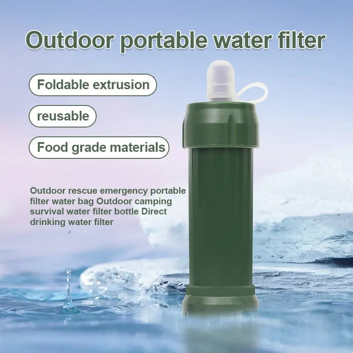 Portable Emergency Water Filter - AquaSurvive-Nora Luxe