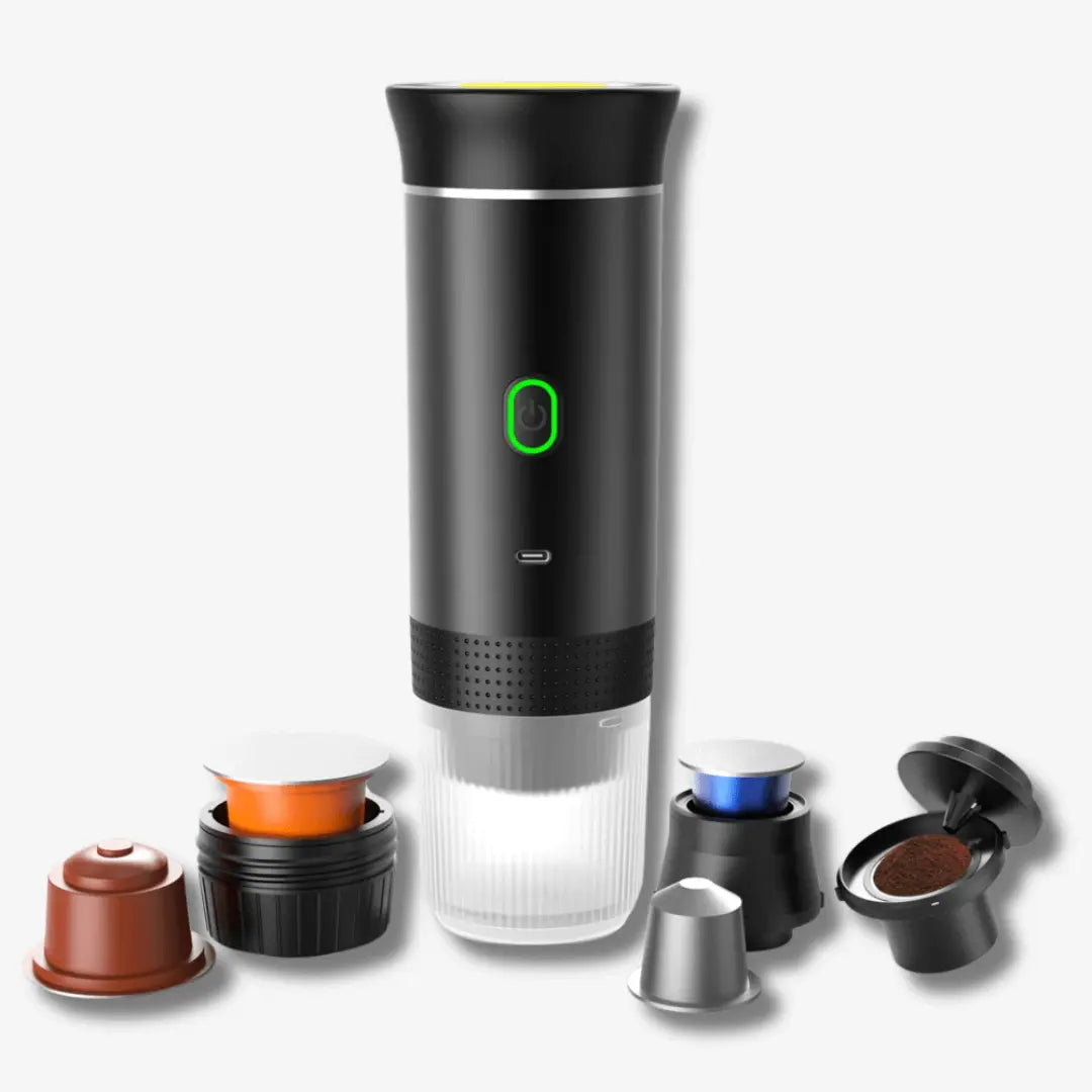 Portable Espresso Machine - EspressoGo-Black-Nora Luxe
